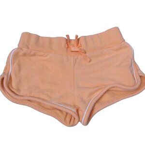 Circo Pull On‎ Elastic Shorts Infant Toddler Girls Size 12M Orange Coral Bottoms